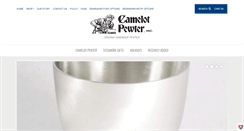 Desktop Screenshot of camelotpewter.com