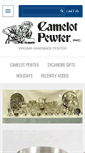 Mobile Screenshot of camelotpewter.com